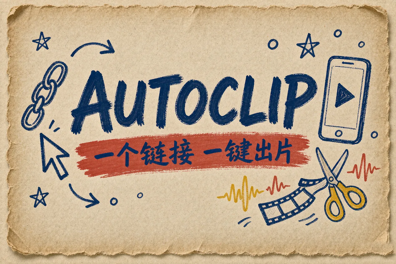 AutoClip:开源 AI 视频剪辑工具,贴个链接自动出片