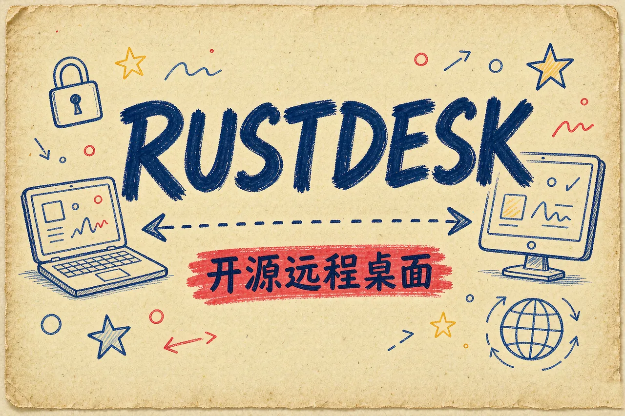 RustDesk:开源远程桌面软件,自建服务器安全远控